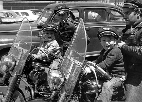 Bikers And Their Sons