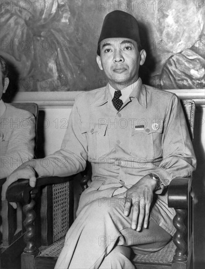 Indonesian President Sukarno