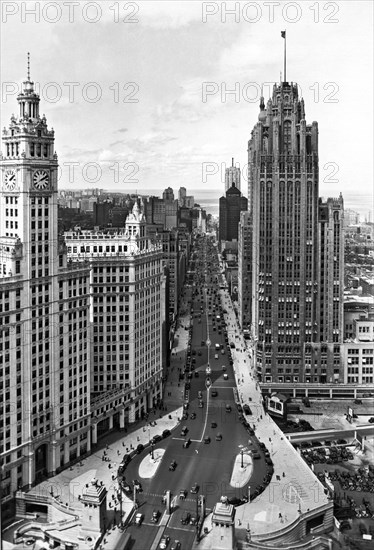 Michigan Avenue In Chicago