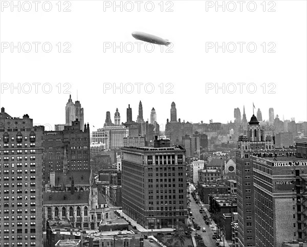 Graf Zeppelin Over Chicago