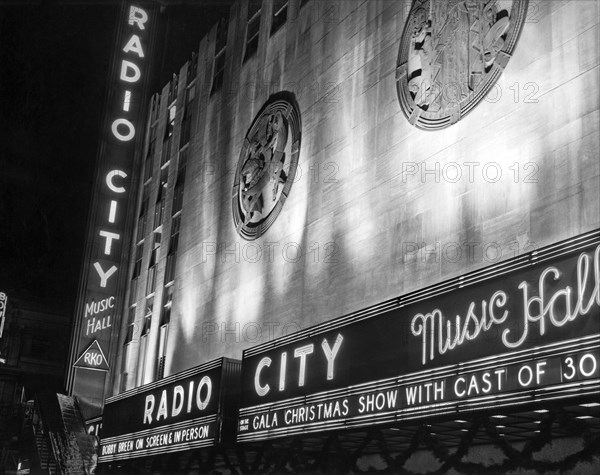 Radio City Music Hall Marquee