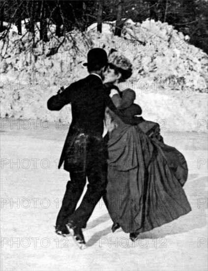 Central Park Victorian Skaters