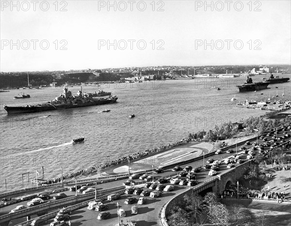 U.S. Navy In The Hudson River