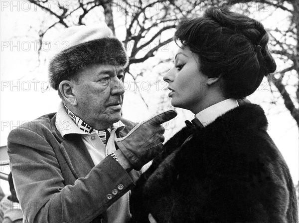 Noel Coward and Sophia Loren