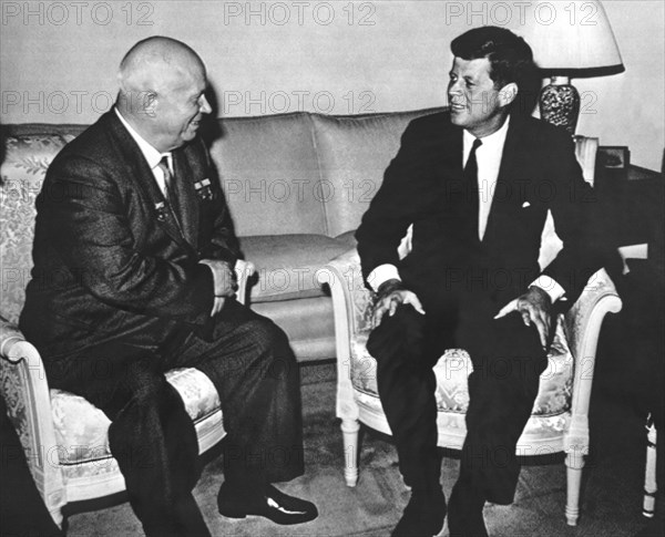 Kennedy And Khrushchev Meet