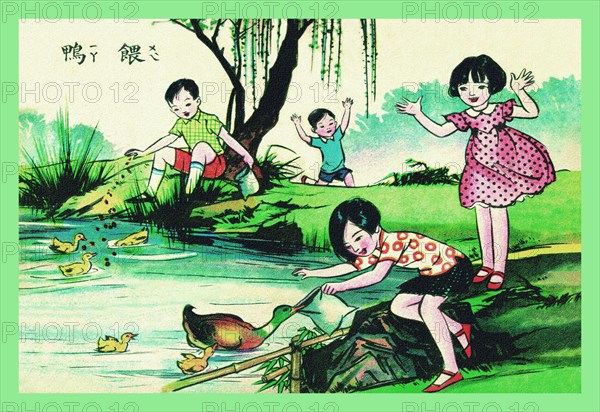 Feeding the Ducks 1923