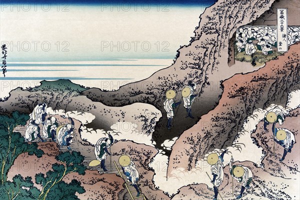 Climbing Mt. Fuji 1830