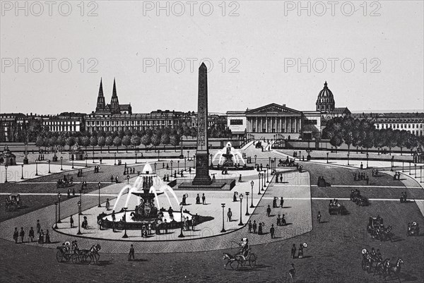 Paris, place de la concorde