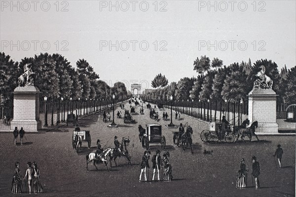 Paris, avenue des champs elysees