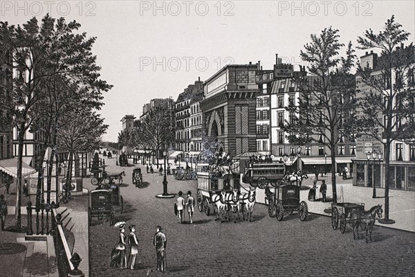 Paris, la porte st. martin