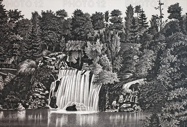 Paris, cascade du bois de boulogne