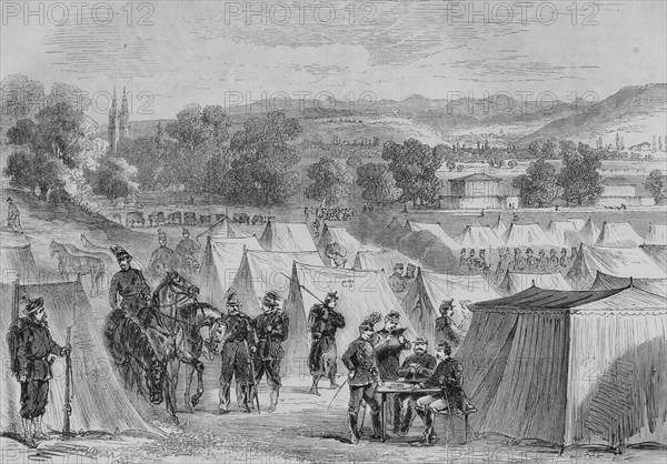 Swiss camp on bruderholz hill