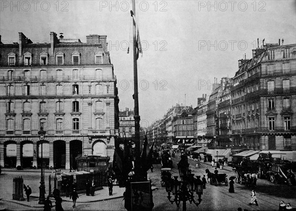 Rue saint-lazare in paris