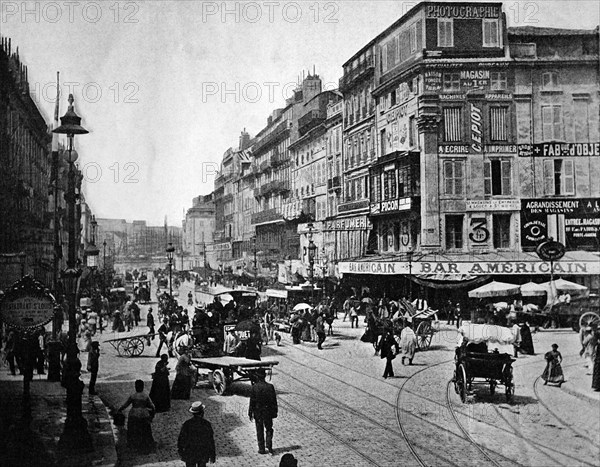 La cannebiere, marseille