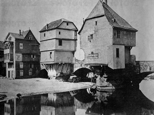 Old nahe bridge in bad kreuznach