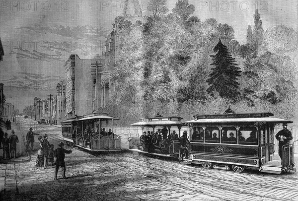 Cable tramway system