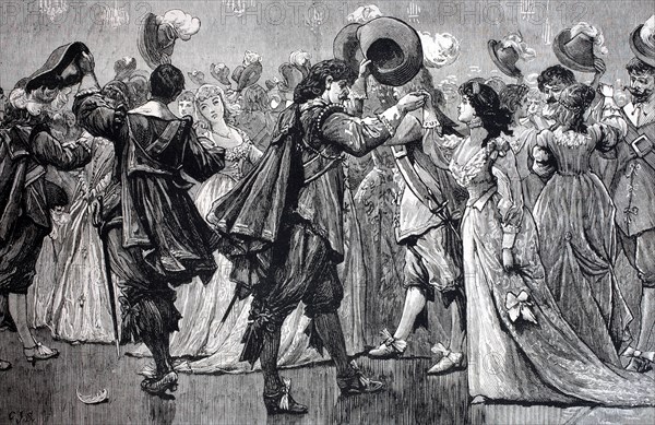 Old german quadrille dance