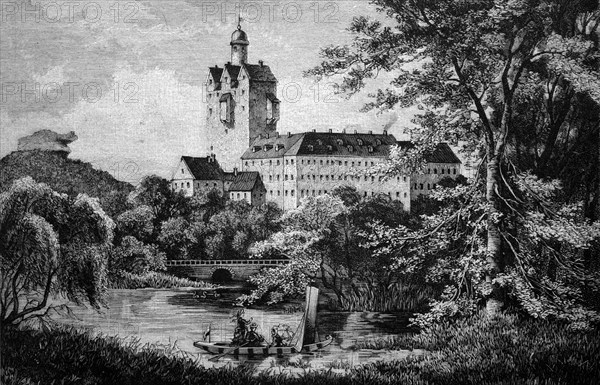 Ballenstedt castle in the harz mountains