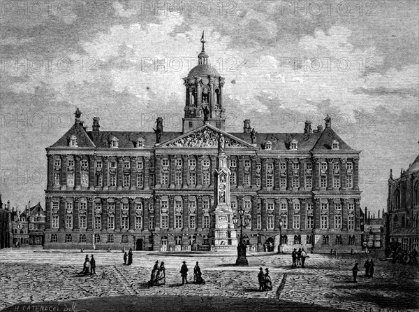 Royal palace in amsterdam