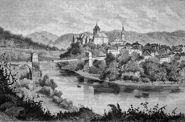Schloss elbogen castle in egertal valley