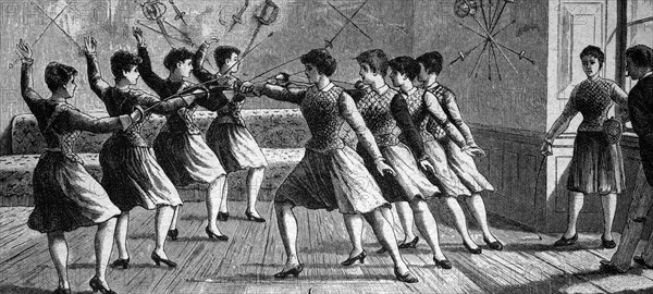 Women's fencing school