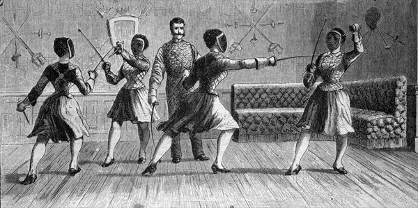 Women's fencing school