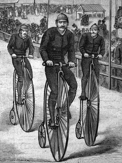 Penny farthing bicycles