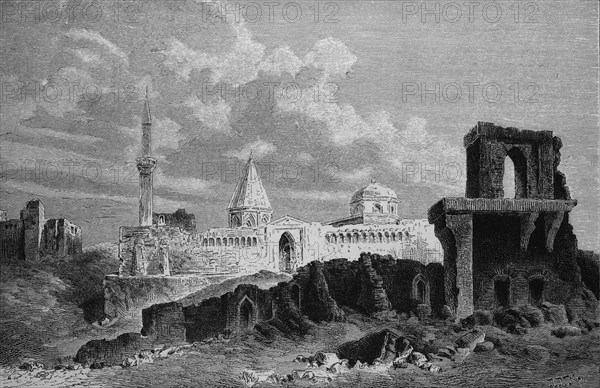 Ruins of the seljuk palace in konya