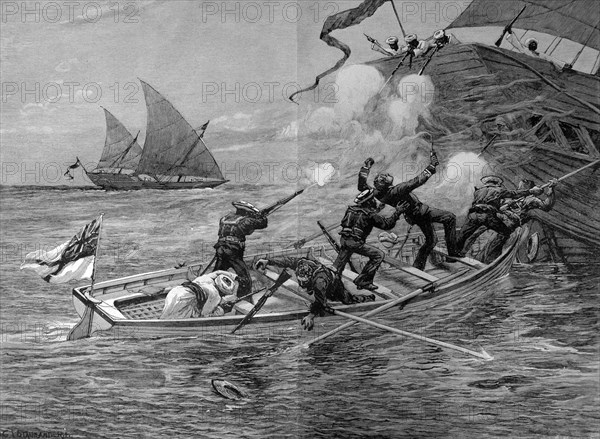 Fighting with slave dealers