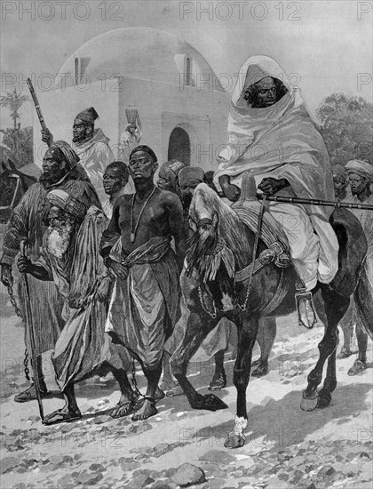 Transport of moorish prisoners