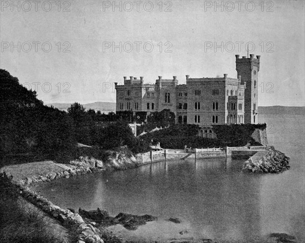 Miramare palace or castello di miramare