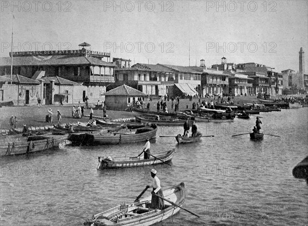 suez canal in port said, egypt