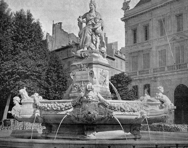 Estrangin fontaine fountain, marseille