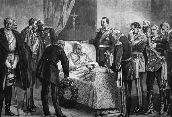 Emporer wilhelm on his deathbed
