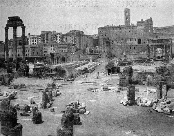 Forum romanum, rome