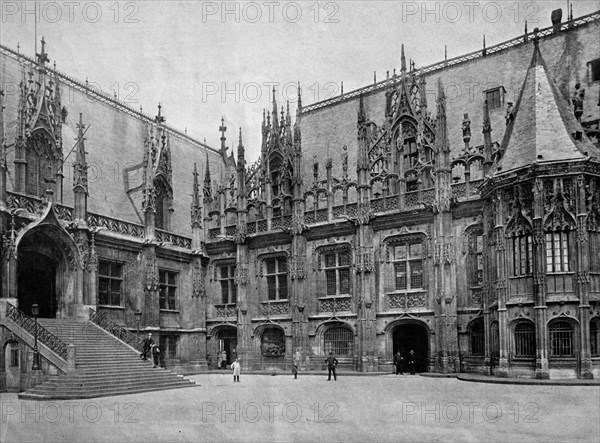 Palais de justice or palace of justice, rouen