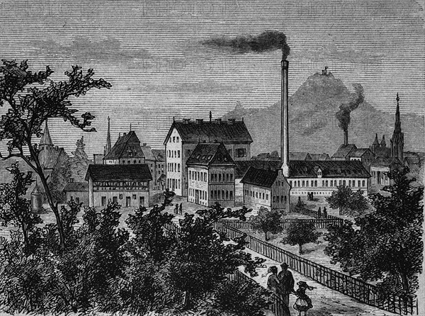 View of werner's factories