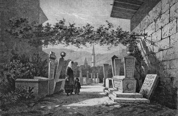 Tatar graves in baktschifarai