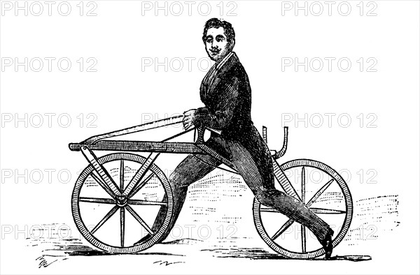 Velocipede by baron von drais