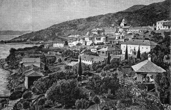 Monasteries on mount athos