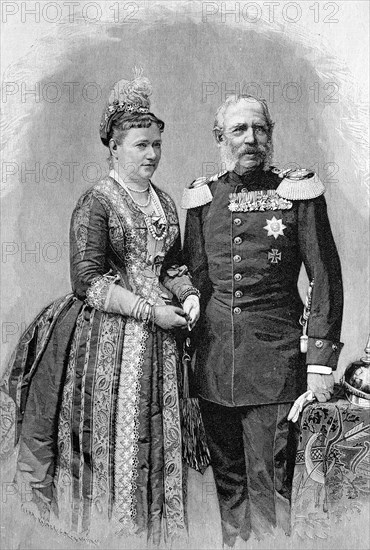 King albert and queen karola of saxony