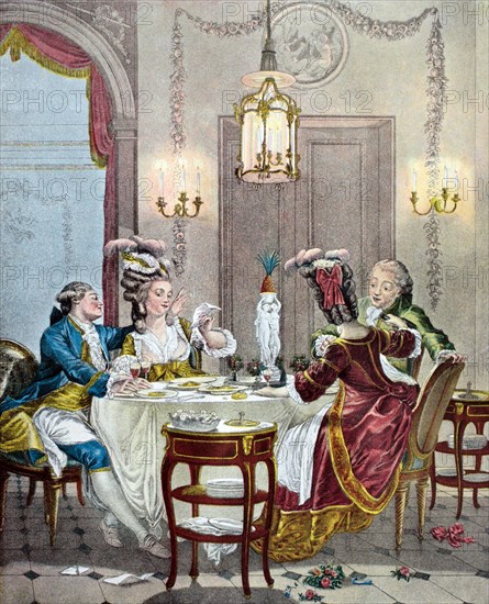 Erotic dinner,