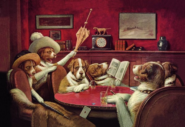 Dog Poker - "This Game Is Over" 1903