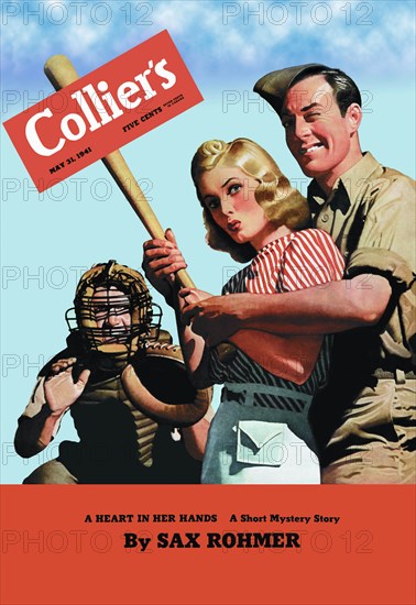 Collier's: "Batting" Practice 1941