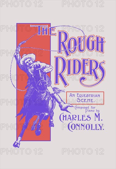 Rough Riders: An Equestrian Scene 1898