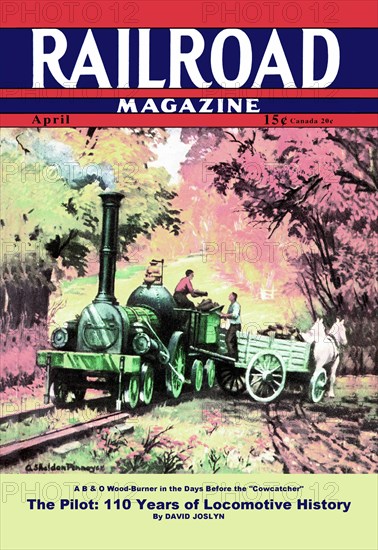 Railroad Magazine: A B&O Wood-Burner, 1942 1942