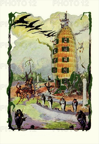 Jack Pumpkin's House of Corn 1900