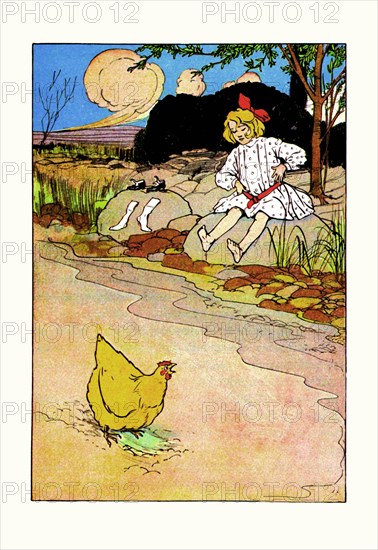 Dorothy and Hen 1900