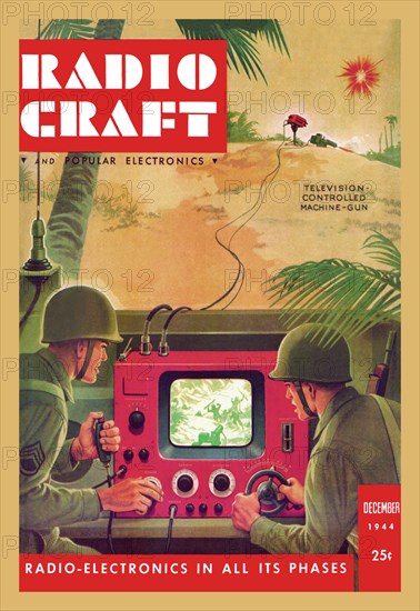Radio Craft: Television-Controlled Machine Gun 1944