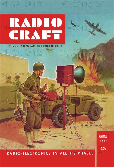 Radio Craft: 2-Mile Surrender Speaker 1944